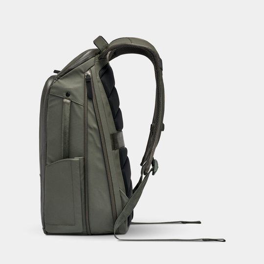 Gomatic Olive Backpack Expanded Side View#color_olive