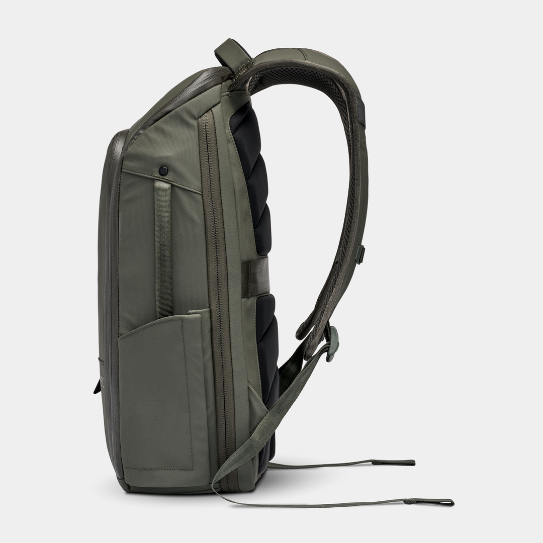 Gomatic Olive Backpack Side View#color_olive