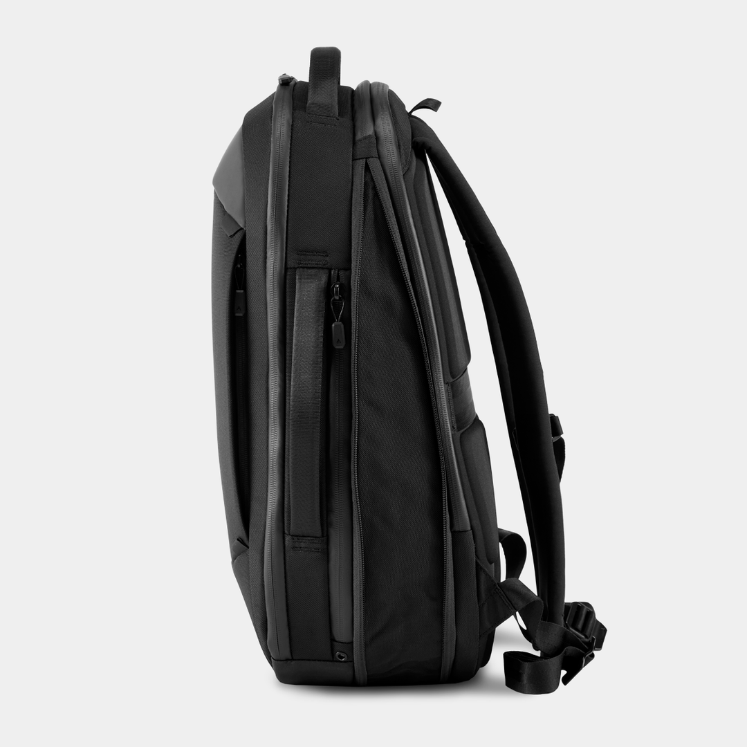 Gomatic Black Navigator Pack 15L Expanded Side View