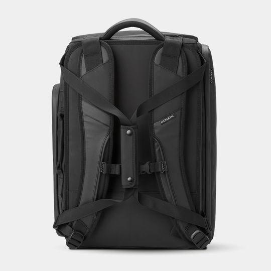 Gomatic Black Travel Bag 30L Back View
