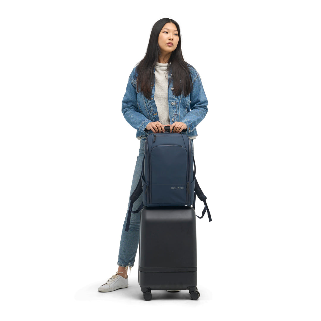 Gomatic Navy Travel Pack 14L Backpack Bag#color_navy