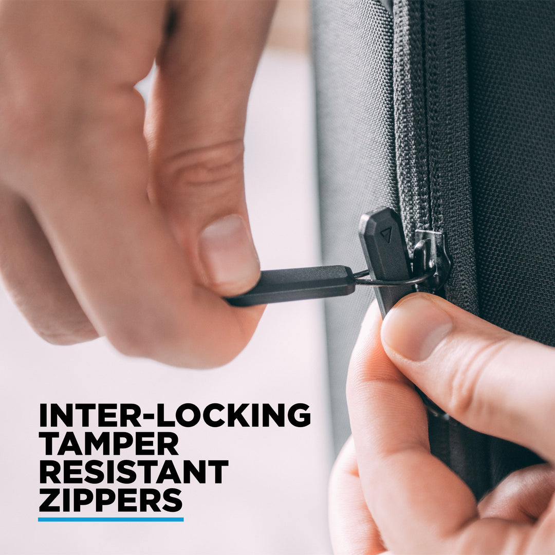 Navigator Backpack 15L Featuring Tamper Resistant Zippers