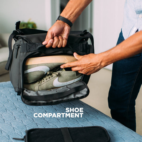 40L Travel Duffel featuring Shoe Compartment